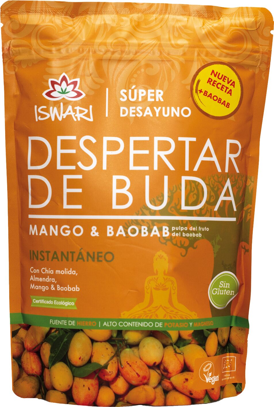 Iswari Awakening of Buddha Mango & Baobab Bio 360g
