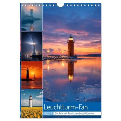 Leuchtturm-Fan (Wandkalender 2027 DIN A4 hoch), CALVENDO Monatskalender
