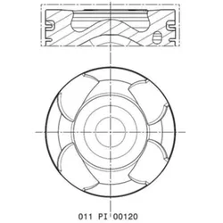Kolben MAHLE 011 PI 00120 000 für Opel Meriva B Astra J Caravan