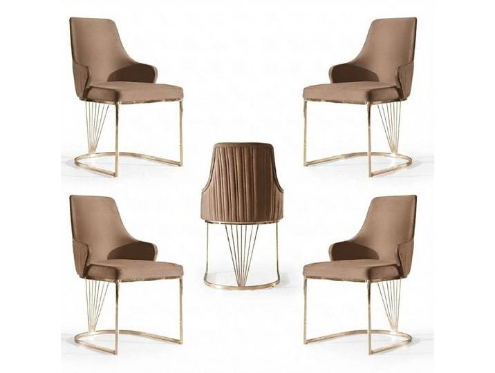 Xlmoebel Sitzgruppe Elegante Stühle mit hochwertiger Toffpolsterung für Gastronomie, (4x Stühle, 4-tlg., 4x Stühle), Hergestellt in Europa