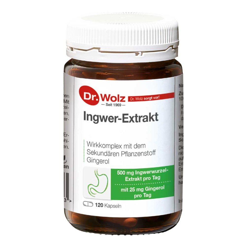 Dr. Wolz Zell GmbH Ingwer Extrakt Doktor wolz Kapseln 10251921