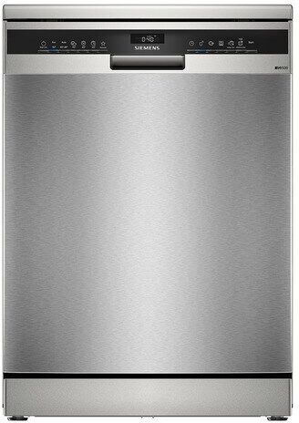 Siemens Lavavajillas 14 servicios, Bandeja Cubiertos, 60 cm iQ500 -SN25ZI08CE. Acero inoxidable antihuellas