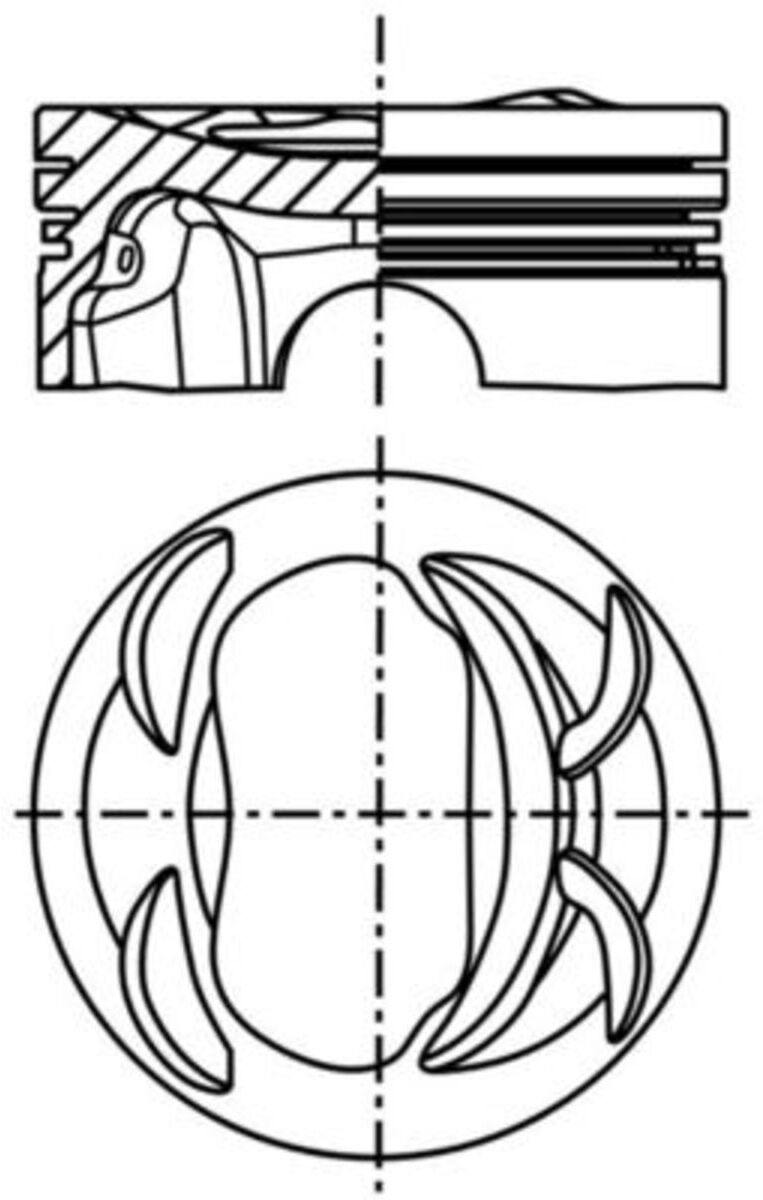 Kolben MAHLE 039 PI 00129 000