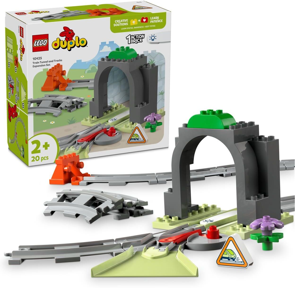 Lego DUPLO Town: Train Tunnel and Tracks Expansion Set (10425)