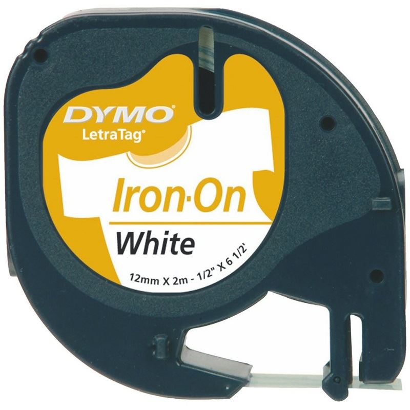 Dymo LetraTag Band schwarz auf weiss