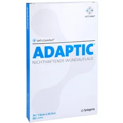 Adaptic 7,6x20,3 cm feuchte Wundauflage 24 St