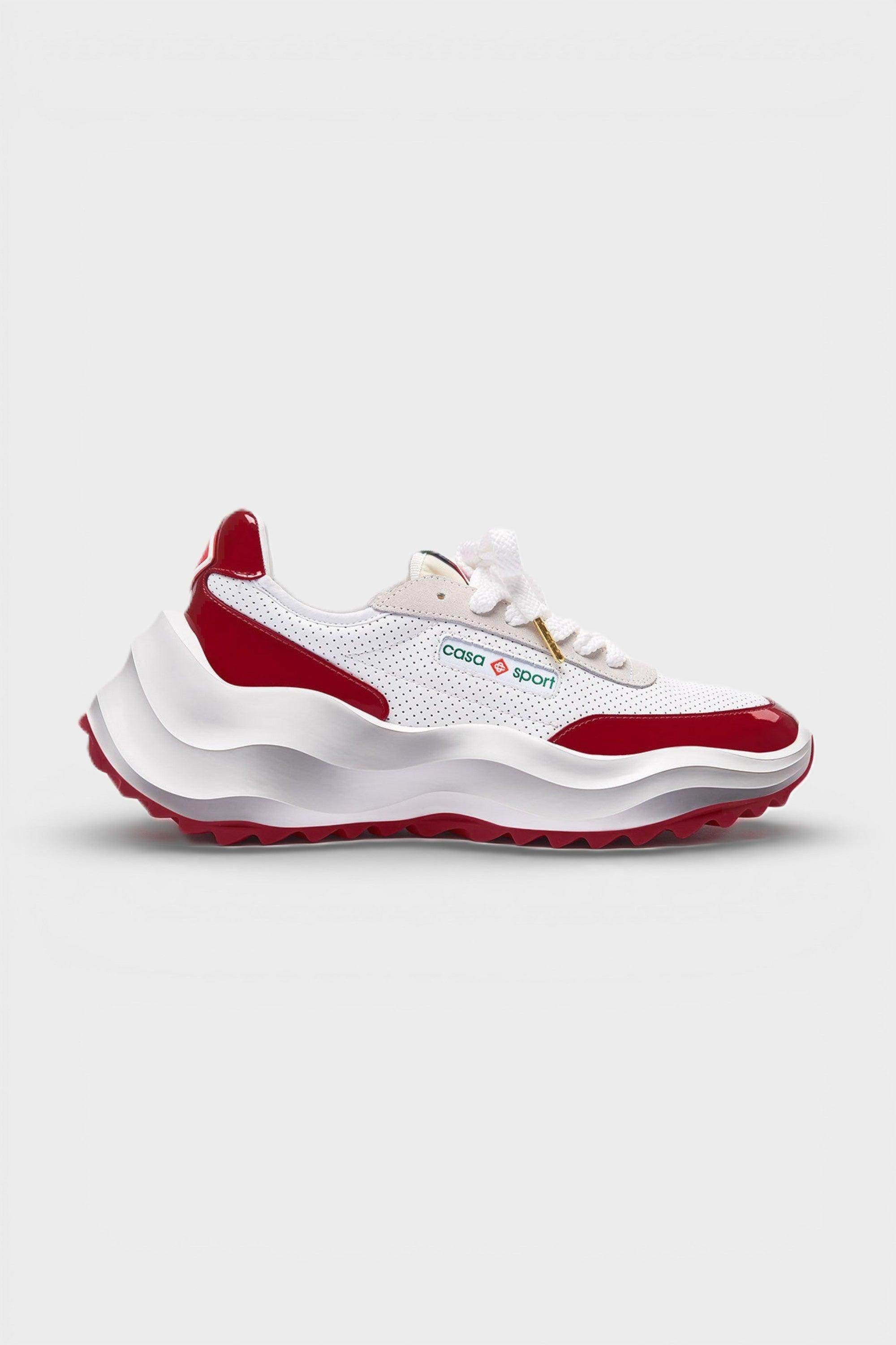 Casablanca Atlantis Heren Sneaker Wit/Rood