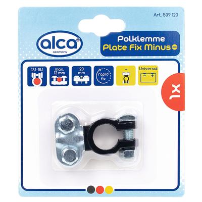 ALCA Batteriepolklemme Batterie-Polklemme Minus (-) schwarz 509120