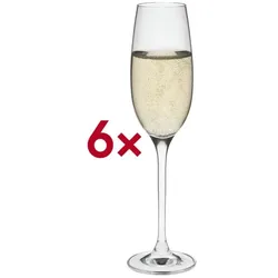 Rona Sektkelch Champagne flute 07 Edition 150 ml /-/ 0,1 l 6 Stück beige, 23 cm