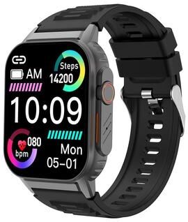 Inspired Deals G41 Smart Watch With Bluetooth Calling, Health Fitness Tracker, IP67 Waterproof 2.01 Inch Display black