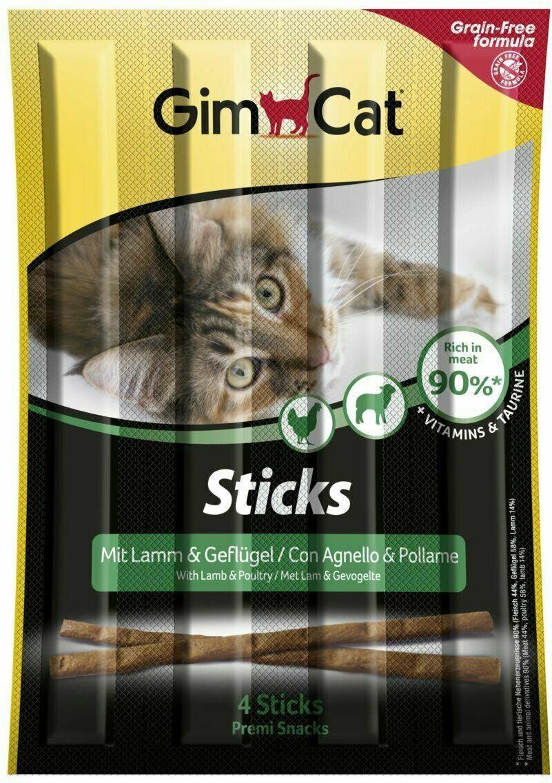 Gimborn Italia Gimcat Sticks Agnello Pollame
