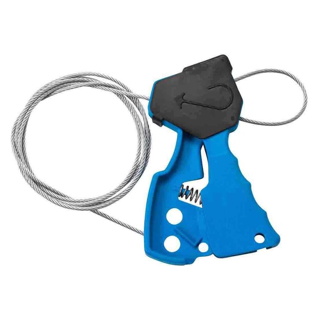 Brady Original-Kabelverriegelungssystem, Blau, mit 1,8m Stahl-Kabel (ASSY,CABLEL/O,BLUE6')