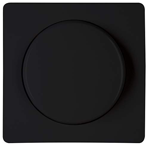 Kopp deksel drukwisseldimmer inbouw mat zwart 333750188