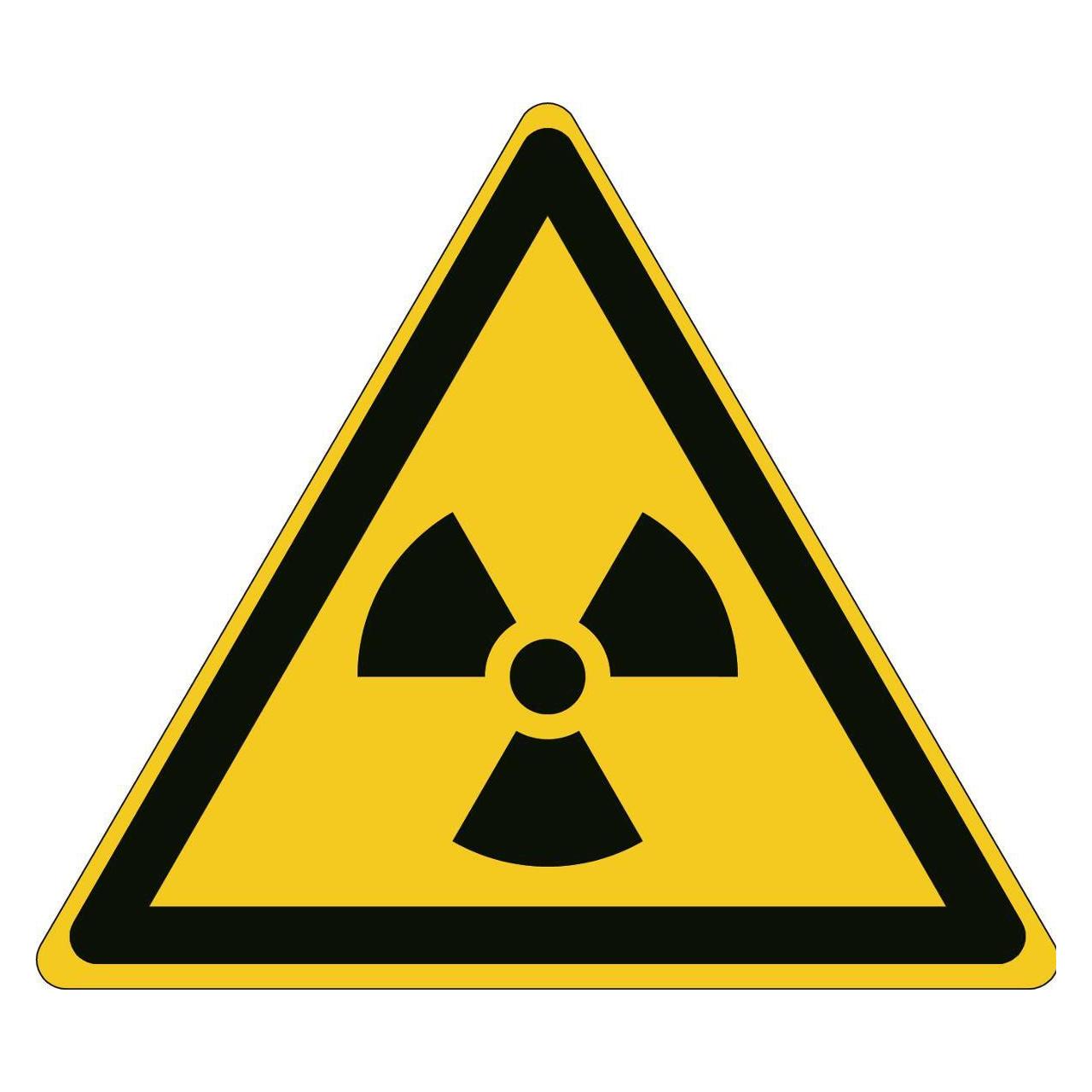 Brady Warning Radioactive material (W/W003/NT-SA-TRI 10/54-B)