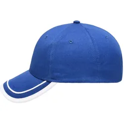 Basecap Piping "MB6501" 6-Panel - royal/white