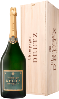 Champagne Deutz Methusalem - Champagner Deutz - Brut Classic -  Holzkiste - 6L Champagne