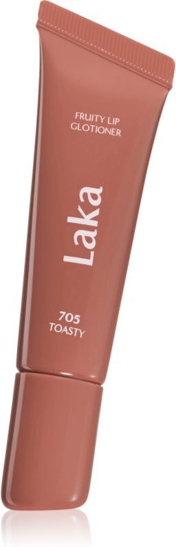 Laka Fruity Lip Glotioner hydrating lip gloss shade 705 Toasty 10 ml