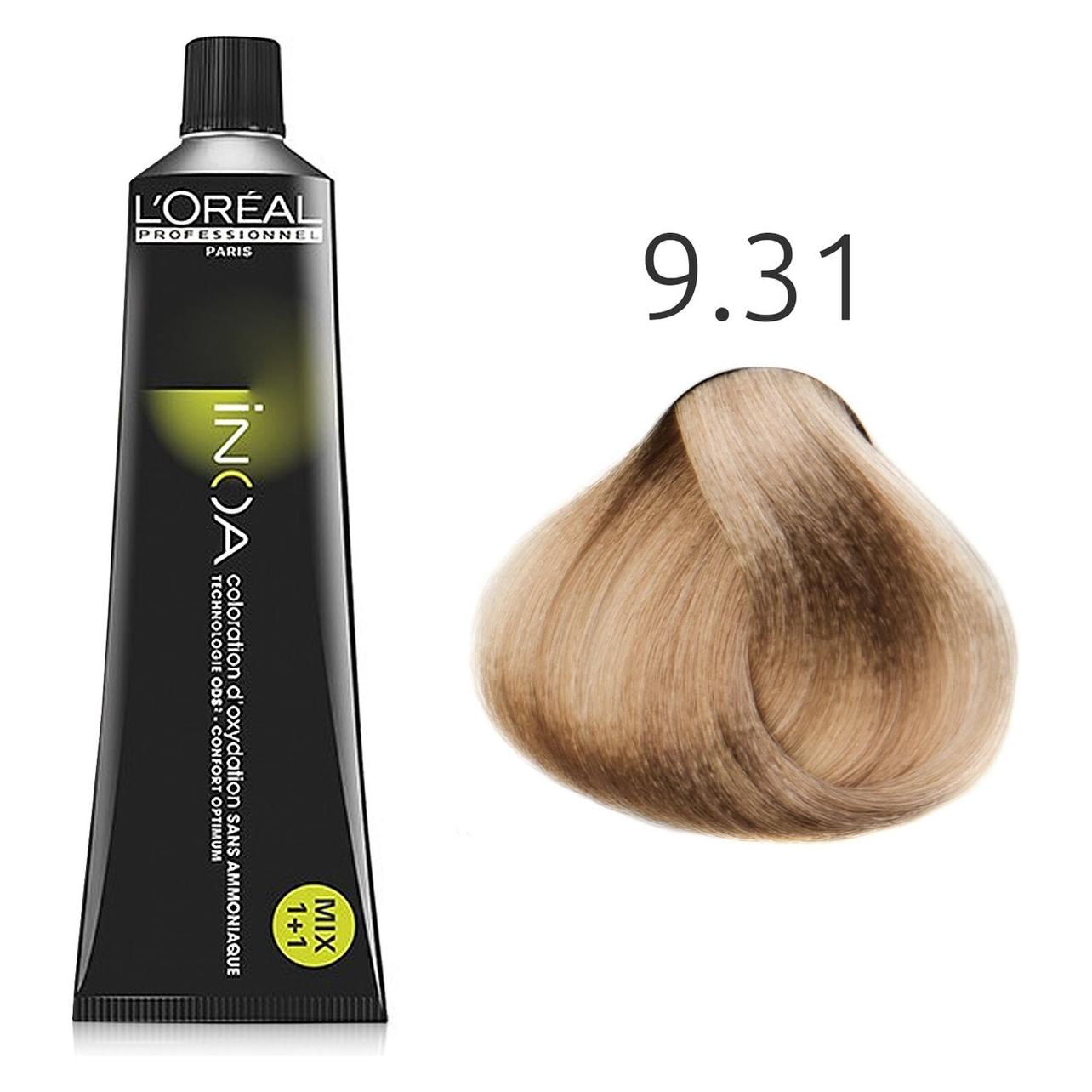 L'Oréal Paris INOA Haarfarbe - L'Oréal - 931 Zeer Licht Goud Asblond - 60 gr (49980693)