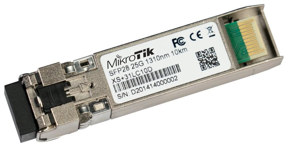 MikroTik XS+31LC10D SFP/SFP+/SFP28 optische module, single-mode, 10 km, 1310 nm