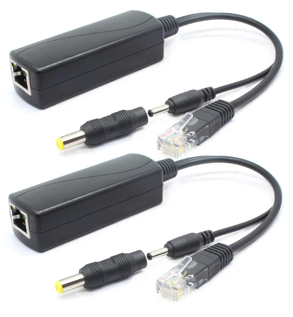Selius Set van 2 5 V PoE Splitter, Adapter van 48 V naar 5 V