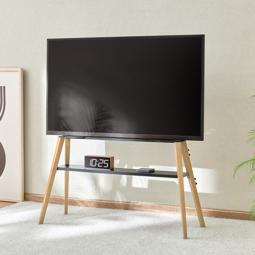George Oliver Aluin TV Stand for TVs up to 75" Light Brown 75"