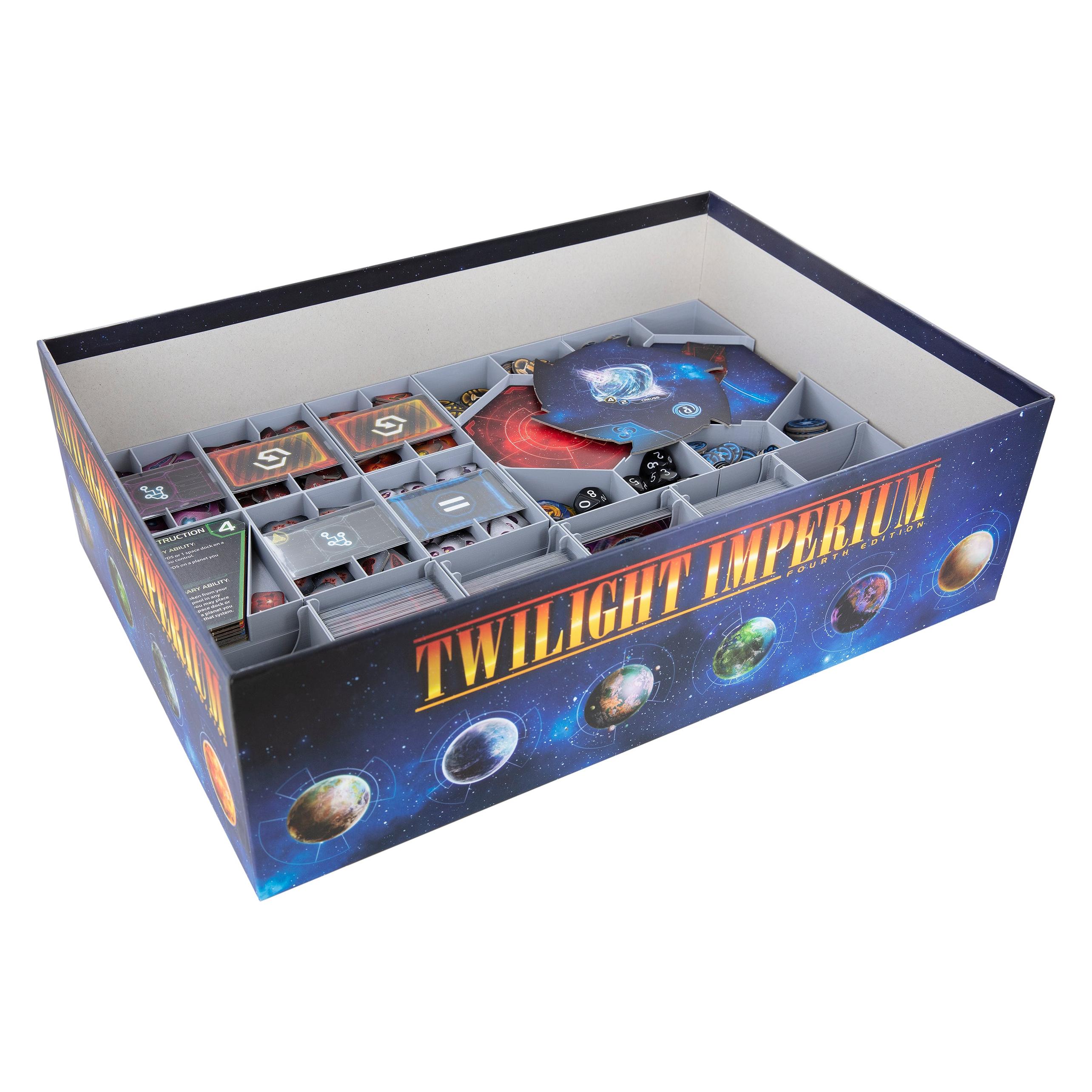 Feldherr ORG032 - Organizer für Twilight Imperium 4. Edition - Grundspielbox (Kunststoff, Schaumstoff) (ORG032)