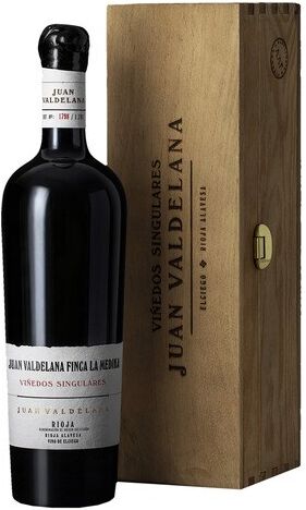 Viñedos Singulares Juan Valdelana Estuche vino tinto Finca La Medika garnacha 2021 Rioja.