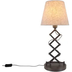 Näve Scherentischleuchte "Adrienne" h: 71cm natur