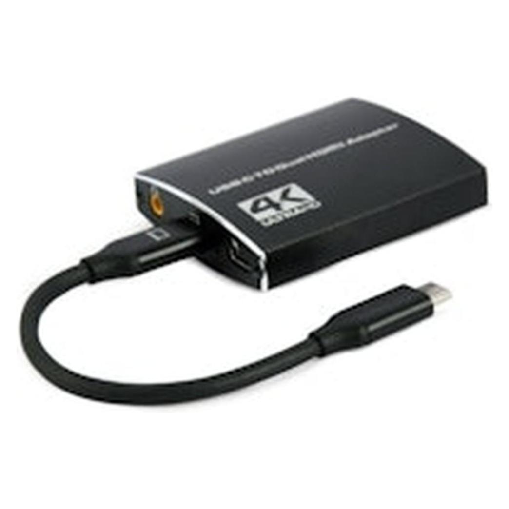 Gembird USB-C to dual HDMI adapter 4K (HDMI) (A-CM-HDMIF2-01)