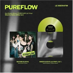United Medical Partners, Schallplatten, 2nd Studio Album 'PUREFLOW' pt.1 (Electric Yellow Glitter ver.) (Vinyl) (Le Sserafim)