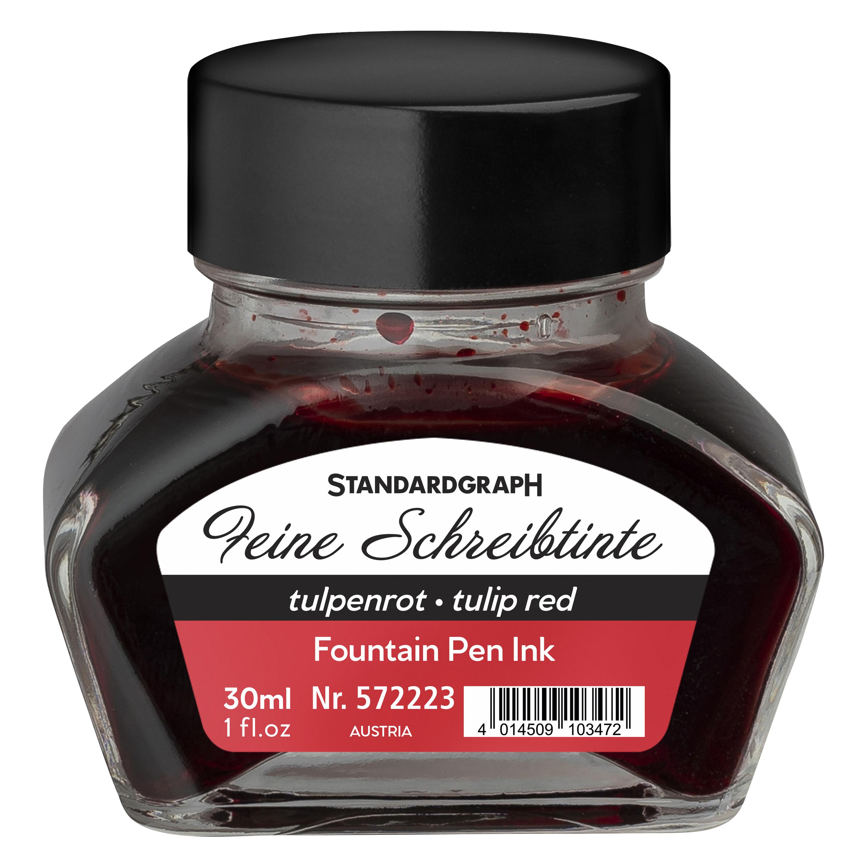 Standardgraph Tinte 30 ml Tulpenrot (Rot) (572223-SG)