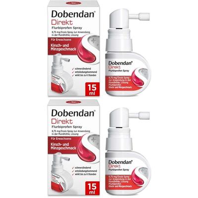 Dobendan Direkt Flurbiprofen Spray 8,75mg/Dos.Mund 2x 2x15 ml