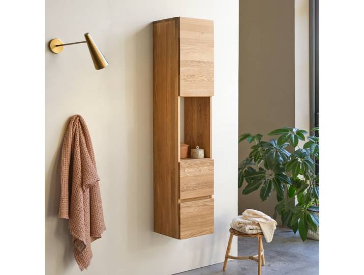 Hängeelement aus massiver Eiche Nova - Natur - Oak