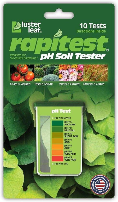 Sneltest Kit voor Bodem pH-waarde in de Tuin