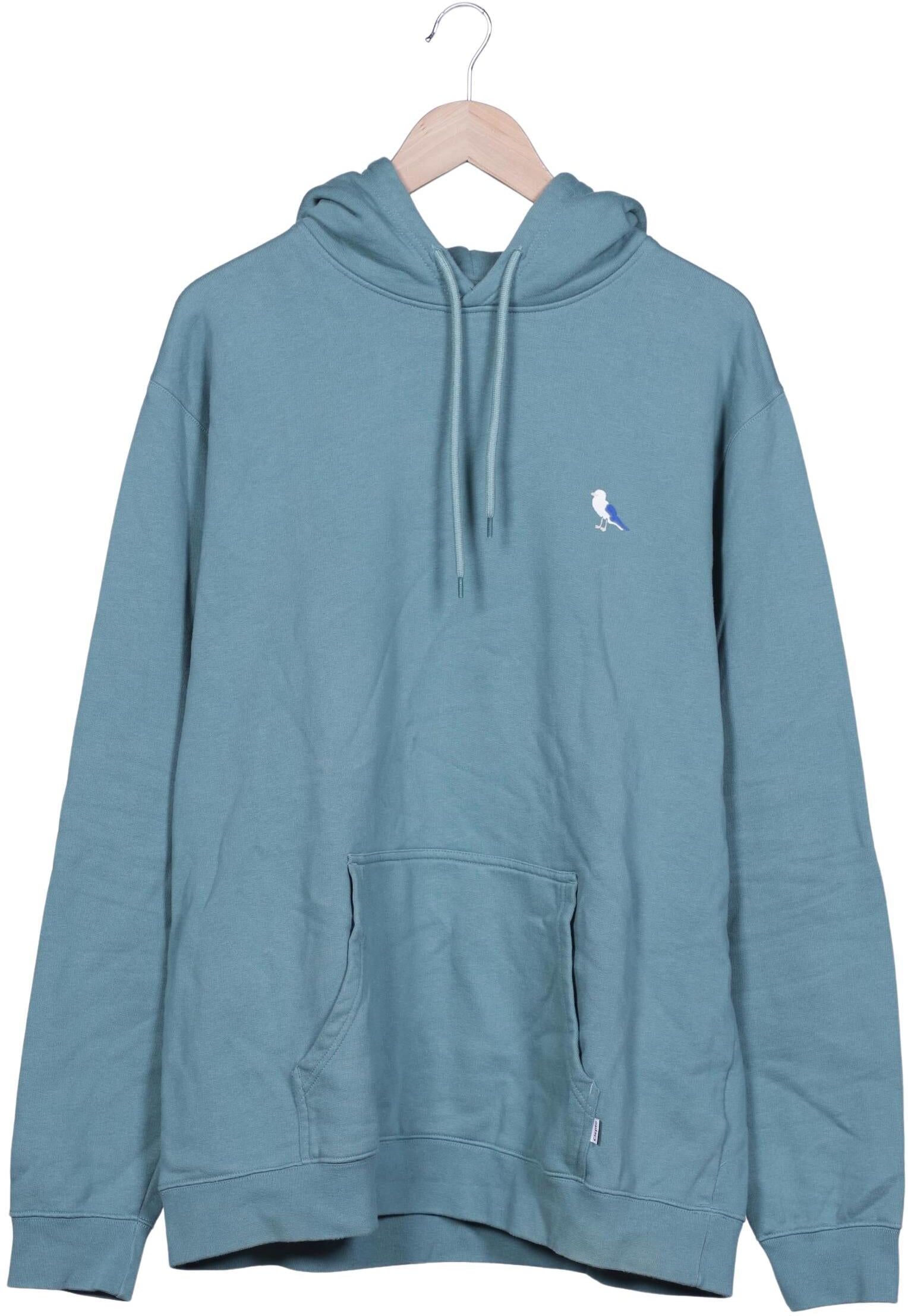 Cleptomanicx Herren Kapuzenpullover, Türkis, Gr. Xxl, Baumwolle - Second Hand