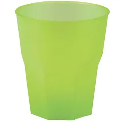 840 Mehrweg Becher grün Plastikbecher 350ml Wiederverwendbar Frost bunt