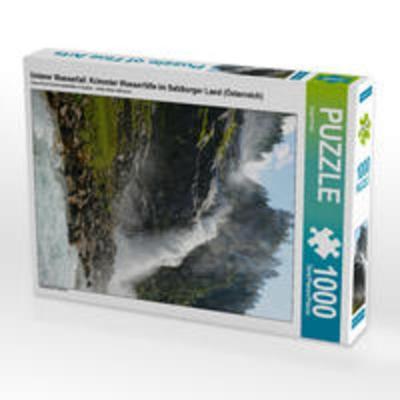 CALVENDO Puzzle Unterer Wasserfall. Krimmler Wasserfälle im Salzburger Land (Österreich) 1000 Teile Lege-Größe 48 x 64 cm Foto-Puzzle Bild von Anja