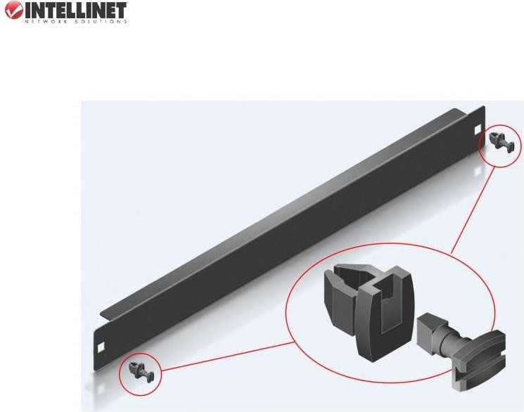 Techly I-CASE BLANK-BKC Set van panelen, Zwart
