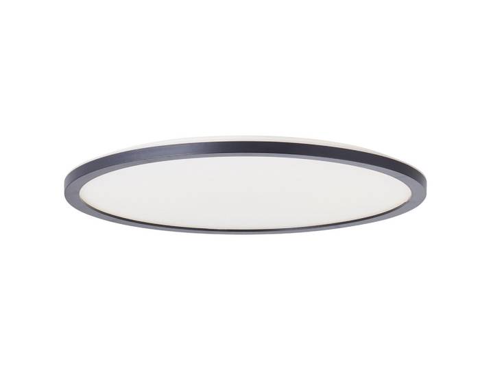 Brilliant Aufbaupaneel Brennan G99654/26, Schwarz, Metall, LED integrated, 42x2.5x42 cm, Lampen & Leuchten, LED Beleuchtung, LED-Paneele