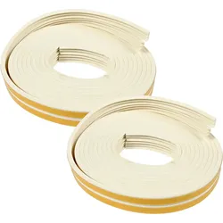 E-Profil Zugluft Dichtungsstreifen Weiss 4er-Set (3m x 9x4mm): Selbstklebend, langlebig & energiesparend – Perfekt gegen Kälte, Lärm & Staub!