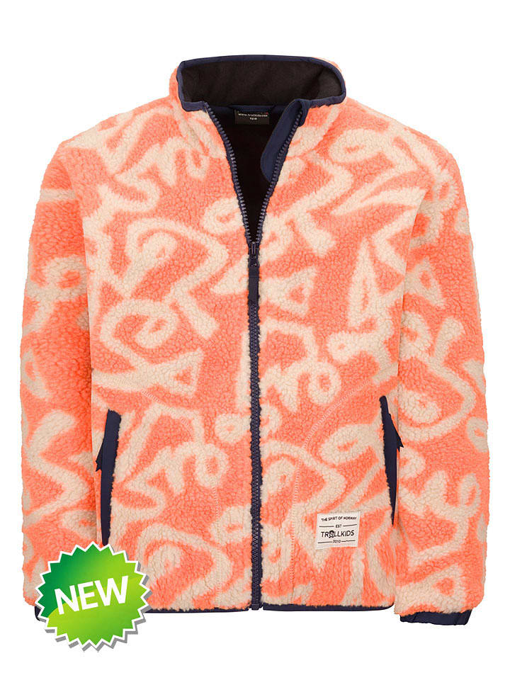 Trollkids Fleecejacke "Lyngdal" in Orange - 128