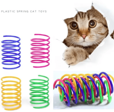 Inspire Curations SpringPounce Interactive Spiral Cat Toys For Indoor Play 200pcs