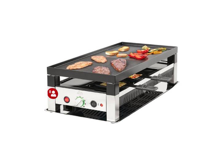 SOLIS OF SWITZERLAND Raclette, 8 Raclettepfännchen, 1400 W