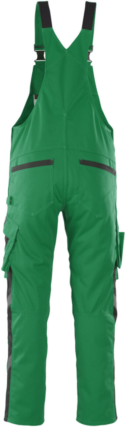 MASCOT® Latzhose Leipzig 76C50 grün/schwarz (12069-203-0309-76C50)
