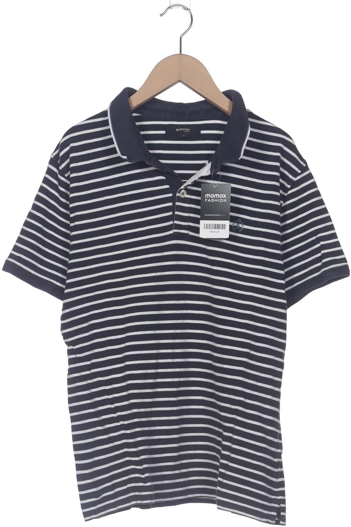 Burton London Burton  London Damen Poloshirt, Marineblau, Gr. L, Baumwolle - Second Hand