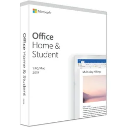 Microsoft Office Home & Student 2019 Englisch für Windows & Mac OS