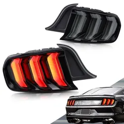 Voll LED Rückleuchten passend für Ford Mustang 2015 - 2020 Smoke in OLED Technik smoke