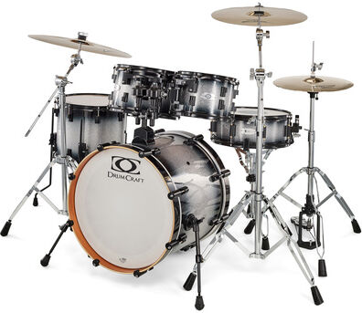 DrumCraft Series 4 Studio Bundle PBS Platinum Sparkle Burst