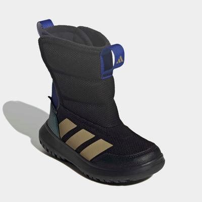 Sneaker ADIDAS SPORTSWEAR "WINTERPLAY FÜR KINDER", Mädchen, Gr. 35, grün (core schwarz, khaki, preloved teal), Textil, Schuhe Sneaker