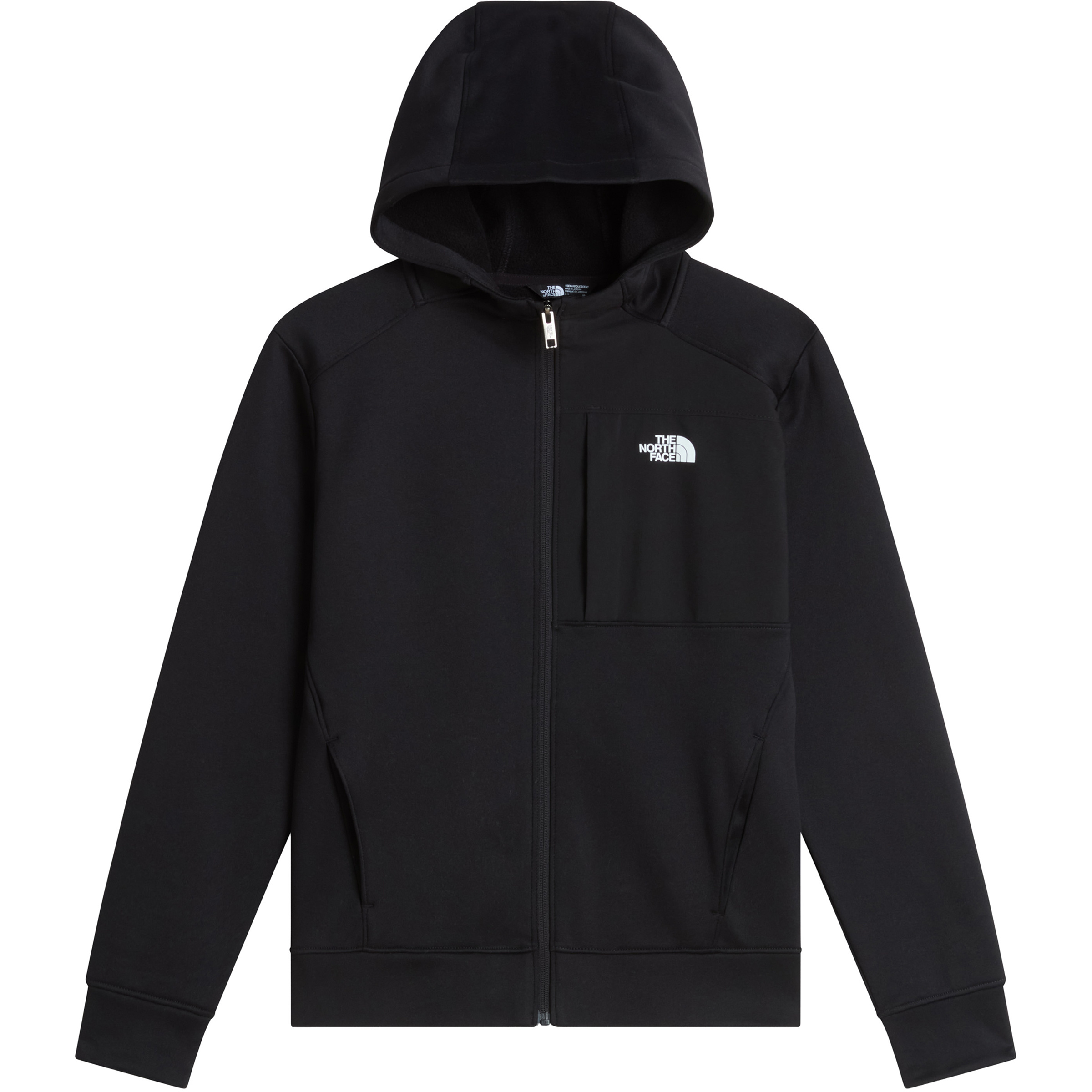 The North Face Teen Performance Fleece Kinder Fleecejacke schwarz Größe 168 Lifestyle Elastisch